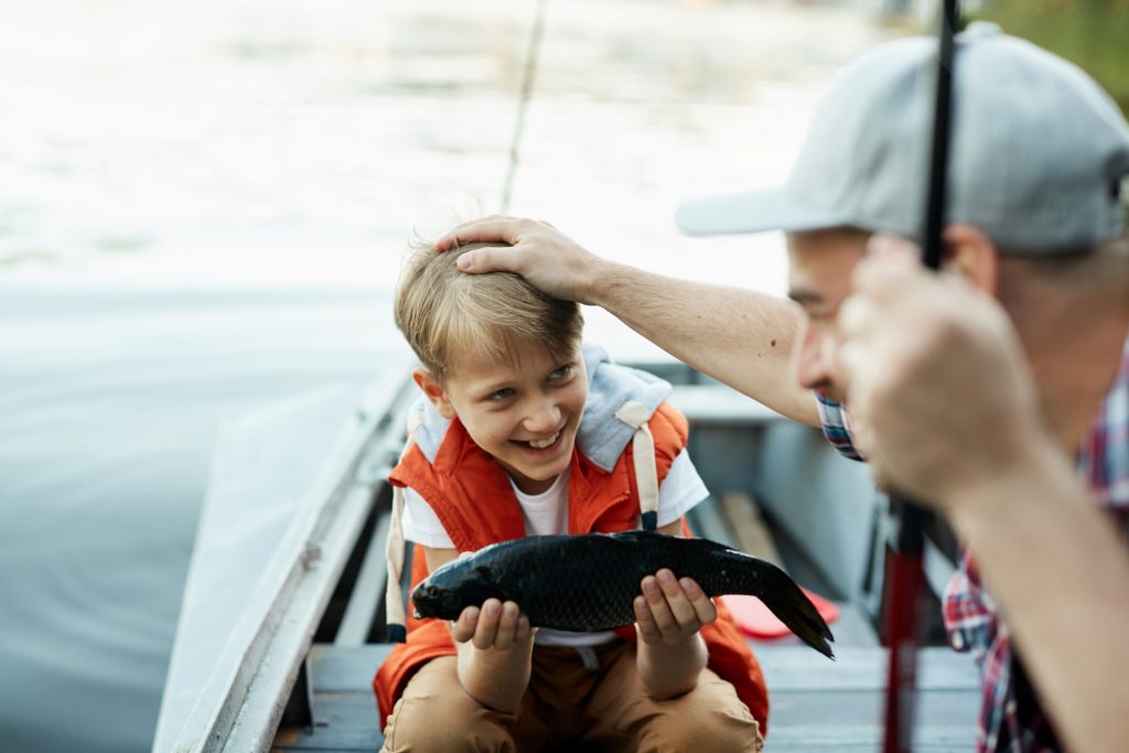 Child fishing