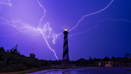 Lightning over Cape Hatterass